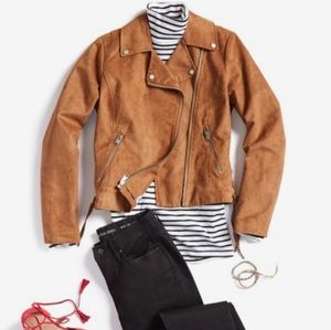 Marc New York Farryn Moto Faux Seude Jacket